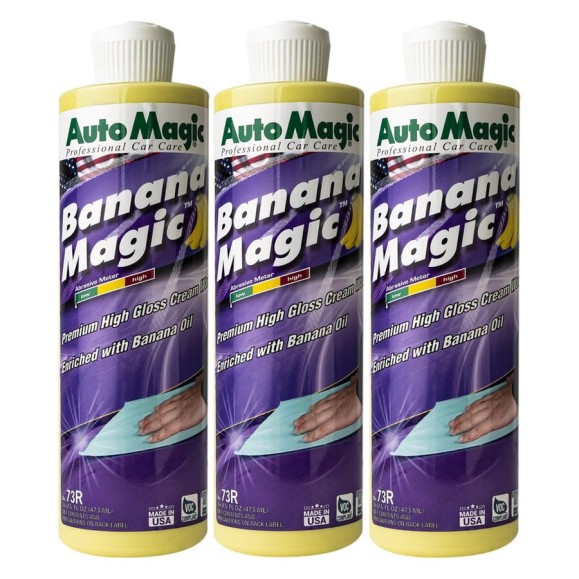 Полироль AutoMagic крем-воск для кузова автомобиля с банановым маслом BANANA MAGIC (USA), 73R упак. 2шт 73R_3