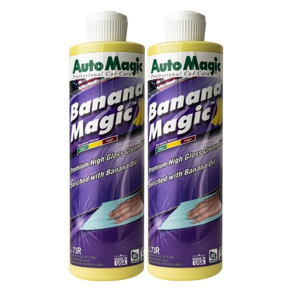 Полироль AutoMagic крем-воск для кузова автомобиля с банановым маслом BANANA MAGIC (USA), 73R упак. 2шт 73R_2