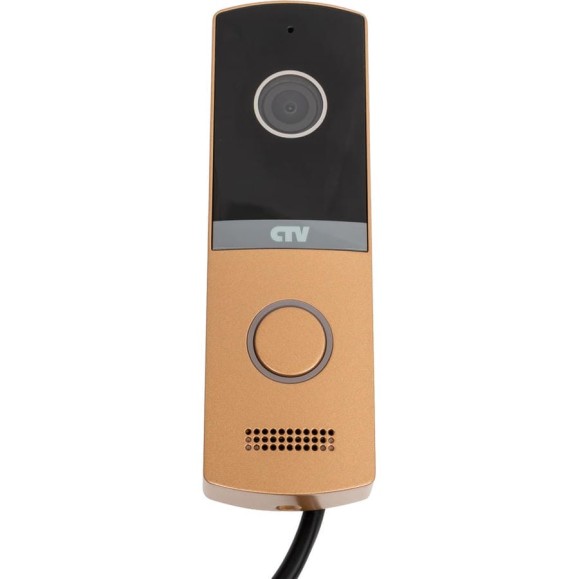 Вызывная панель для цветного видеодомофона CTV -D4003 NG CH, разрешение Full HD, цвет шампань 10-0000403