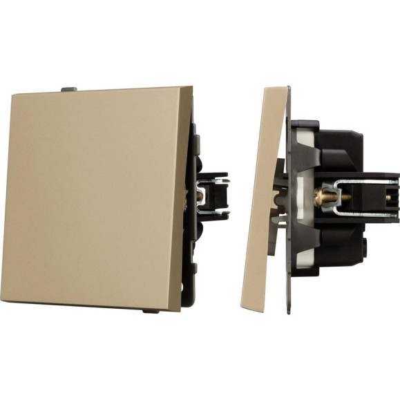 Механизм выключателя одноклавишный проходной Arlight SWT-TENDO-MKP1-SFPL-GD 1шт 054580 Механизм выключателя одноклавишный проходной Arlight SWT-TENDO-MKP1-SFPL-GD 1шт 054580