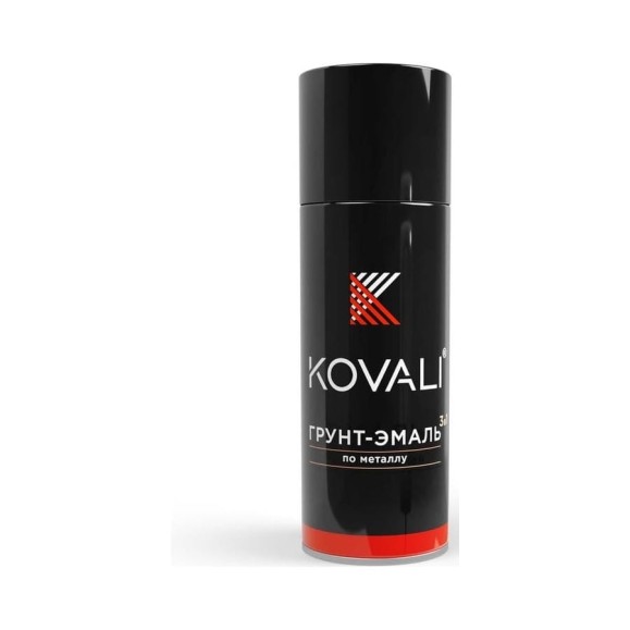Аэрозольная грунт-эмаль 3 в 1 KOVALI матовая RAL 9003 Сигнальный белый kov1.520.9003