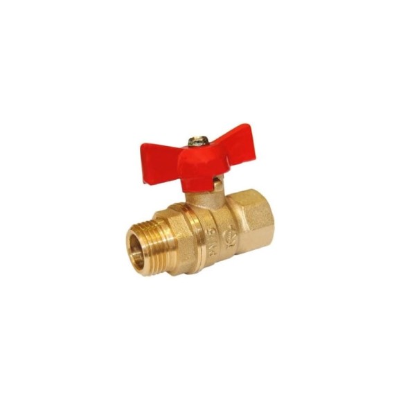 Кран шаровой ГАЛЛОП 3/4'' вн/нар бабочка 11б27п1 Стандарт 231 PN40 532611 Кран шаровой ГАЛЛОП 3/4'' вн/нар бабочка 11б27п1 Стандарт 231 PN40 532611