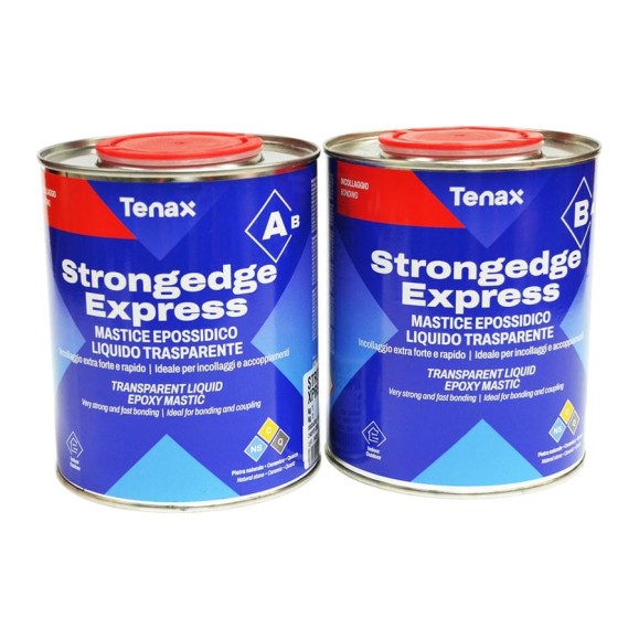 Эпоксидный клей Tenax Strong Edge прозрачный/жидкий 1,0+0,5л 039.210.6431