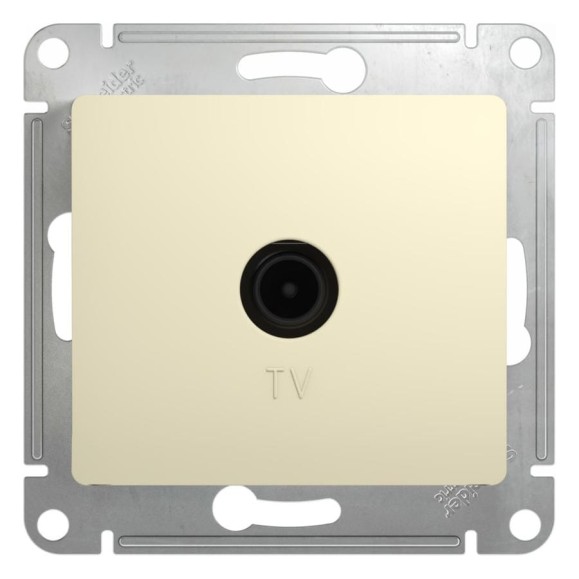 Механизм розетки TV Systeme Electric 1-м GLOSSA проходной 4DB бежевый SchE GSL000292 Механизм розетки TV Systeme Electric 1-м GLOSSA проходной 4DB бежевый SchE GSL000292