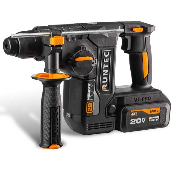 Перфоратор аккумуляторный RUNTEC PRO 2.9Дж, 20В, 2*4Ач, 850Вт RT-EH850 Перфоратор аккумуляторный RUNTEC PRO 2.9Дж, 20В, 2*4Ач, 850Вт RT-EH850