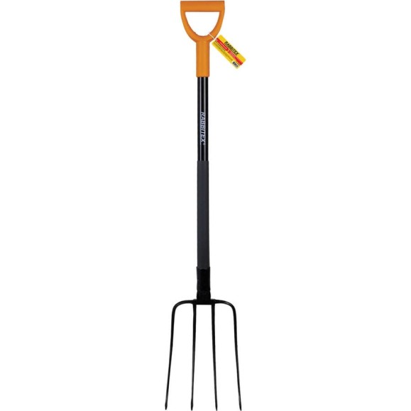 Вилы садовые стальные RABBITEX 22х30см, L=120см черенок сталь V-ручка, strong metal, 700490 Вилы садовые стальные RABBITEX 22х30см, L=120см черенок сталь V-ручка, strong metal, 700490
