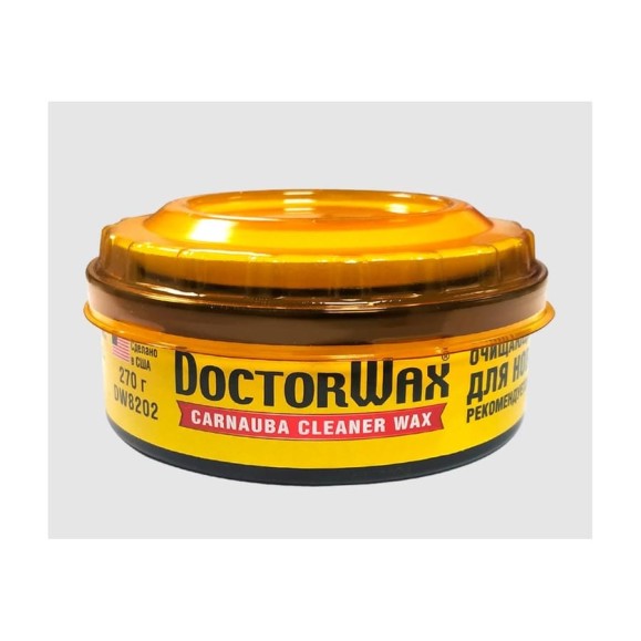 Пастообразный очищающий полироль-защита DoctorWax с воском Карнауба для новых покрытий. В комплект входит аппликатор DW8202 Пастообразный очищающий полироль-защита DoctorWax с воском Карнауба для новых покрытий. В комплект входит аппликатор DW8202