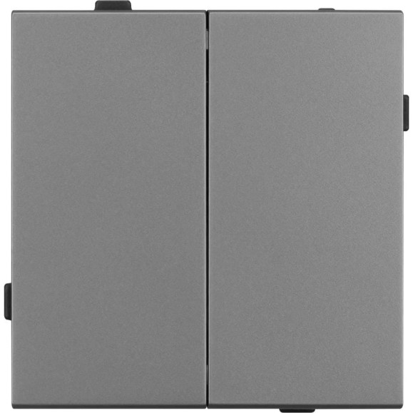 Механизм выключателя двухклавишный проходной Arlight SWT-TENDO-MKP2-PL-GR 1шт 054068 Механизм выключателя двухклавишный проходной Arlight SWT-TENDO-MKP2-PL-GR 1шт 054068
