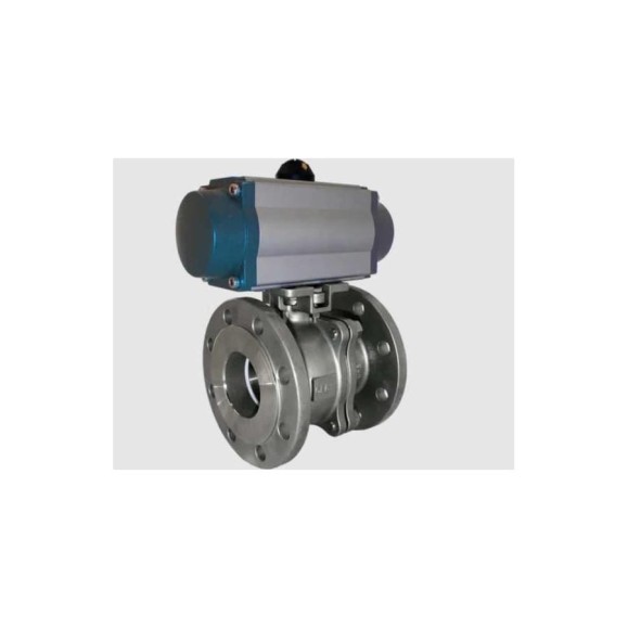 Кран шаровой фланцевый NEWKEY (2PC), AISI304 DN32 (1_1/4), с двухсторонним пневмоприводом AT52D NK-BFtp32/4*AT52D Кран шаровой фланцевый NEWKEY (2PC), AISI304 DN32 (1_1/4), с двухсторонним пневмоприводом AT52D NK-BFtp32/4*AT52D