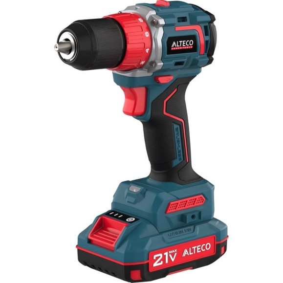 Бесщеточная аккумуляторная дрель шуруповёрт ALTECO CD 21-60 BL 82042 Бесщеточная аккумуляторная дрель шуруповёрт ALTECO CD 21-60 BL 82042