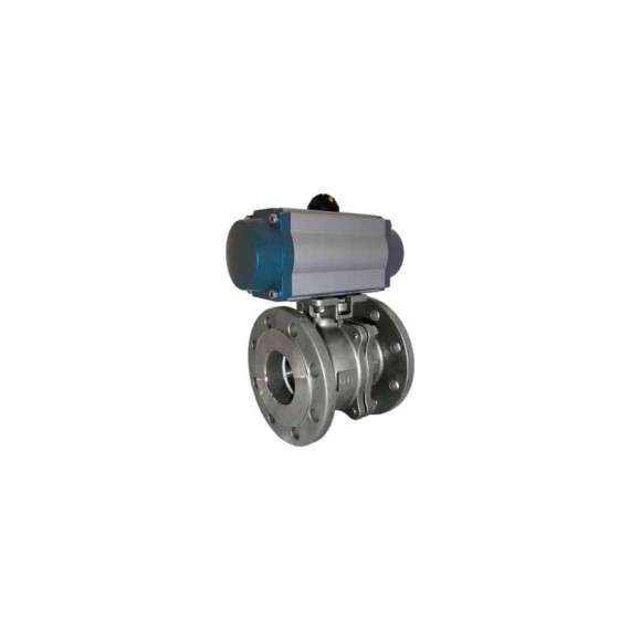 Кран шаровый NEWKEY фланцевый (2PC), AISI304 DN 125 (5), с двухсторонним пневмоприводом AT125D NK-BFtp125/4*AT125D Кран шаровый NEWKEY фланцевый (2PC), AISI304 DN 125 (5), с двухсторонним пневмоприводом AT125D NK-BFtp125/4*AT125D