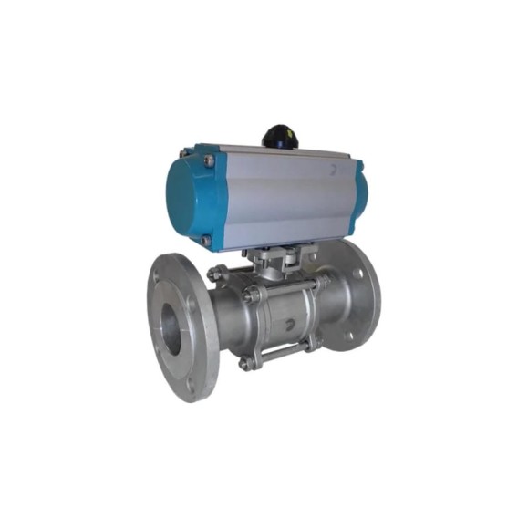 Кран шаровый фланцевый NEWKEY (3PC), DN50, AISI316TI,PN40 с односторонним пневмопривдом AT83S NK-BFp50/6ti*AT83S Кран шаровый фланцевый NEWKEY (3PC), DN50, AISI316TI,PN40 с односторонним пневмопривдом AT83S NK-BFp50/6ti*AT83S