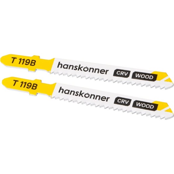 Пилки для лобзика Hanskonner H02-119B