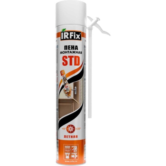 Пена монтажная бытовая летняя IRFIX STD 750мл 10003
