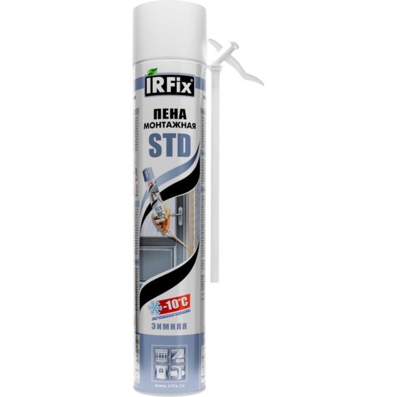 Монтажная бытовая зимняя пена IRFIX STD 750 мл 10013