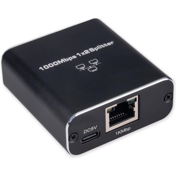 Сплиттер-разветвитель с питанием Cablexpert 1 порт RJ45 на 2 порта RJ45 100/1000Mbps, коробка, NCA-SP-03 Сплиттер-разветвитель с питанием Cablexpert 1 порт RJ45 на 2 порта RJ45 100/1000Mbps, коробка, NCA-SP-03