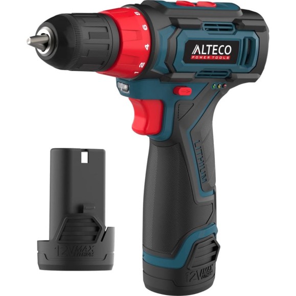 Аккумуляторная дрель шуруповёрт ALTECO CD 12-23 X2 78072