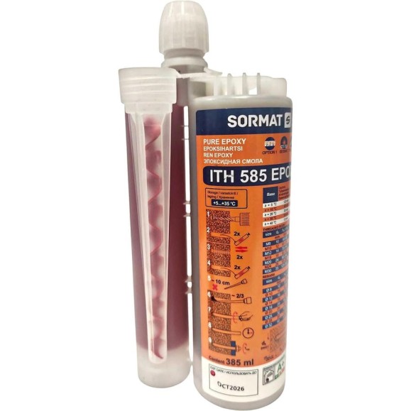 Анкер химический SORMAT ITH 585 EPOXЕ 385 мл 9640072948 Анкер химический SORMAT ITH 585 EPOXЕ 385 мл 9640072948