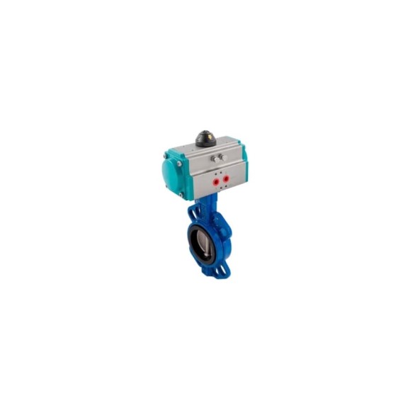 Затвор дисковый межфланцевый чугунный NEWKEY DN100 (4), с двусторонним пневмоприводом AT63D NK-DZi100*AT63D Затвор дисковый межфланцевый чугунный NEWKEY DN100 (4), с двусторонним пневмоприводом AT63D NK-DZi100*AT63D