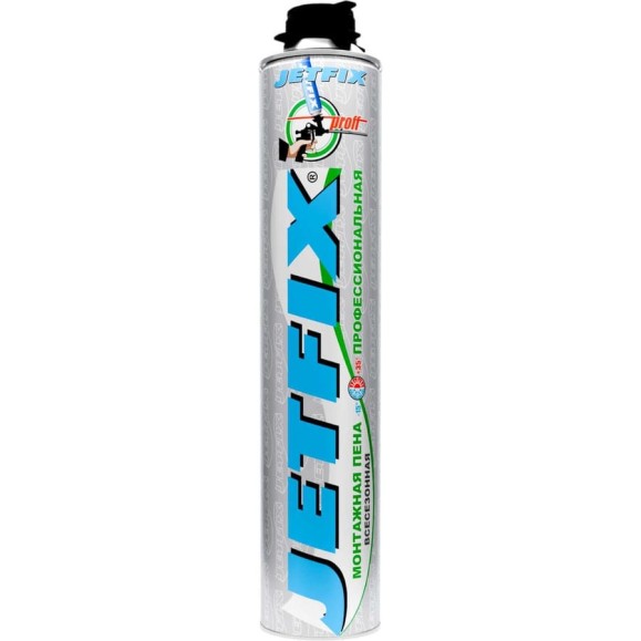 Пена монтажная профессиональная всесезонная JETFIX Pro 750мл 10030 Пена монтажная профессиональная всесезонная JETFIX Pro 750мл 10030