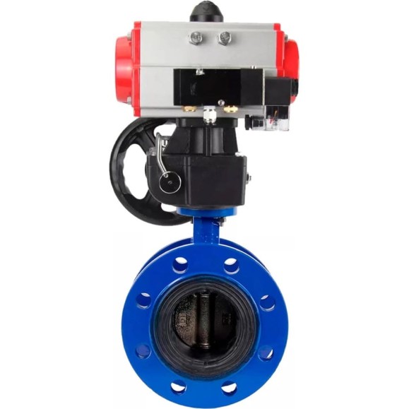 Затвор дисковый GGG40-304-EPDM-2W-F-H Ду200 Ру16 пневмопривод DA-140, пневмораспределитель 24VDC, ручной дублёр HDM-4 DN.ru D050-56344 Затвор дисковый GGG40-304-EPDM-2W-F-H Ду200 Ру16 пневмопривод DA-140, пневмораспределитель 24VDC, ручной дублёр HDM-4 DN.ru D050-56344
