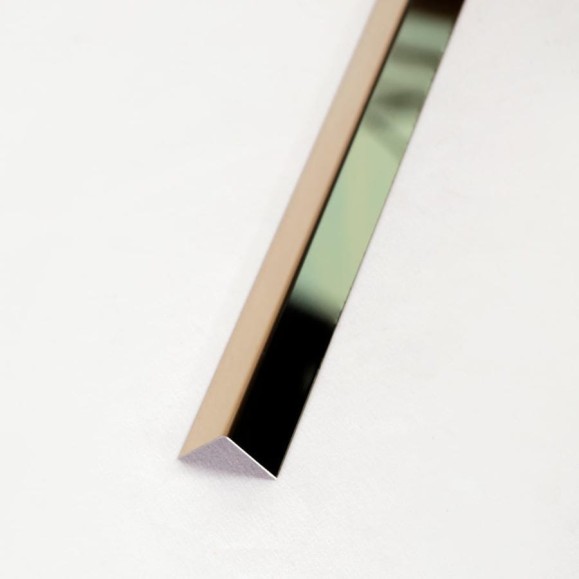 L-профиль Forming Gold Mirror L1 10*10, нержавеющая сталь AISI 430, 0.8 мм, длина 3000 1104 L-профиль Forming Gold Mirror L1 10*10, нержавеющая сталь AISI 430, 0.8 мм, длина 3000 1104