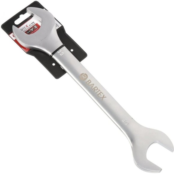 Ключ рожковый BARTEX 30х32 мм, матовый, CrV сталь 169988