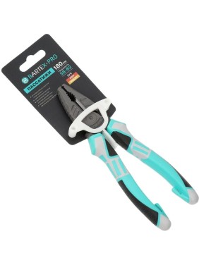 Пассатижи BARTEX 180 мм, прямые, трехкомпонентная ручка, сталь, Pro Nature Эко, TFCP007 359511