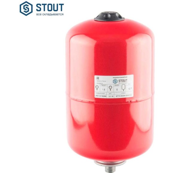 Расширительный бак 12 л STOUT STH-0004-000012 Расширительный бак 12 л STOUT STH-0004-000012