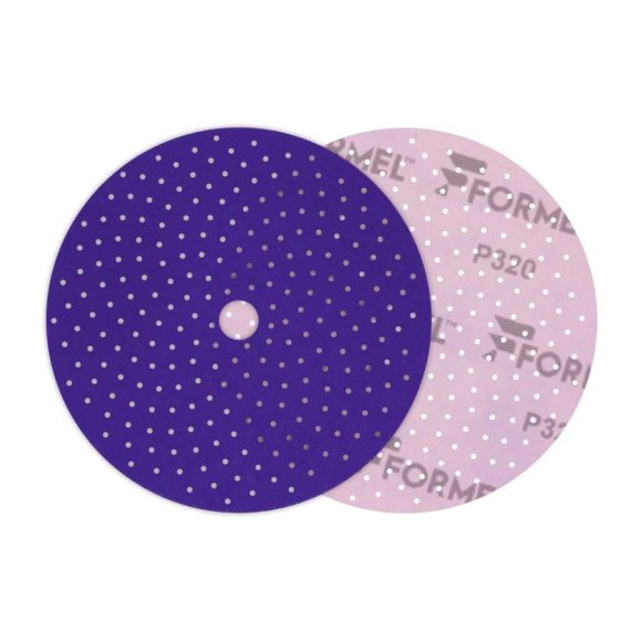 Диск CERAMIC PLUS FORMEL 150 мм, 50 отв., MULTIHOLES, Р320 (упак 50 шт) 93812230320