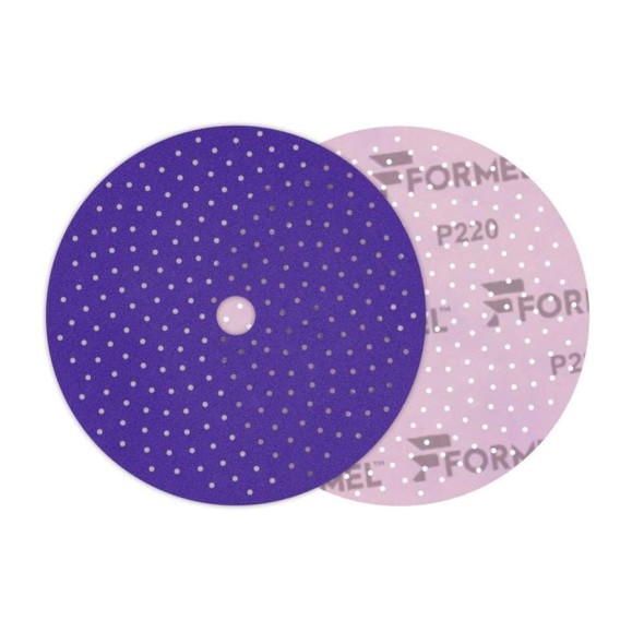 Диск CERAMIC PLUS FORMEL 150 мм, 50 отв., MULTIHOLES, Р220 (упак 50 шт) 93812230220