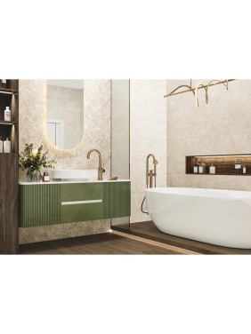 Плитка облицовочная Гарден / Garden AlmaCeramica 300х900х8,5 1,35м2 (5 шт в уп) бежевый TWU3090GAR14R