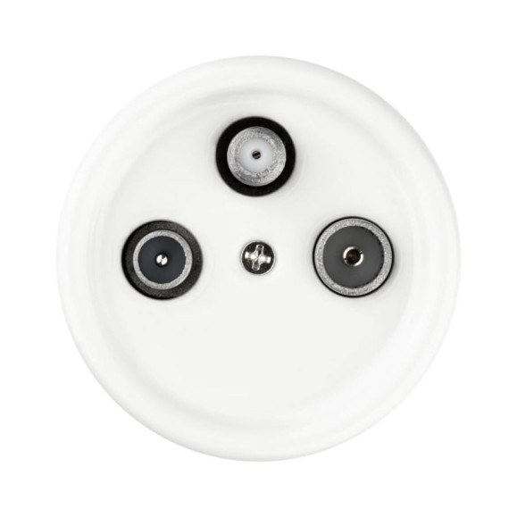 Розетка TDM ELECTRIC TV+R+ SAT оконечная белая Болонь SQ1820-0057