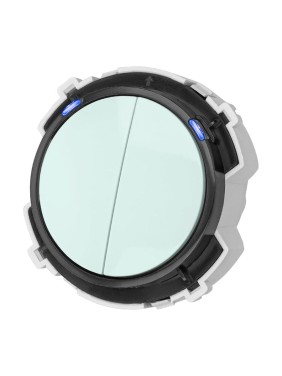 Выключатель TDM ELECTRIC 2-кл. 16а 250в проходной кнопочный механизм фисташковый, "байкал" SQ1819-0125