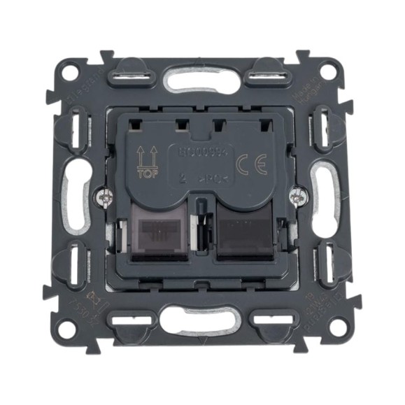 Информационная розетка Legrand Valena IN'MATIC комбинированная RJ11/RJ45 Кат.6 UTP 753032 Информационная розетка Legrand Valena IN'MATIC комбинированная RJ11/RJ45 Кат.6 UTP 753032