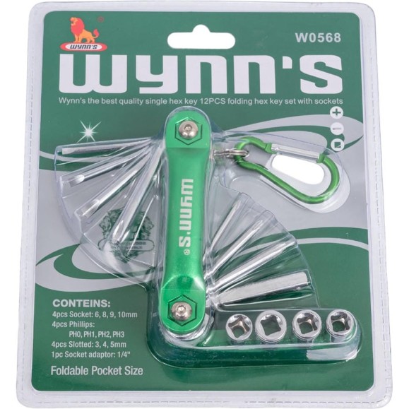 Набор отверток и головок wynns складной W0568/ Tools 00000028749