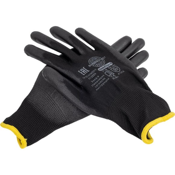 Перчатки Safeprotect НейпПол-Ч (нейлон+полиуретан, черный) р, 7 (S) 03055S Перчатки Safeprotect НейпПол-Ч (нейлон+полиуретан, черный) р, 7 (S) 03055S