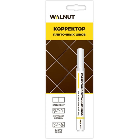 Корректор межплиточных швов, WALNUT 7 мл WLN0339