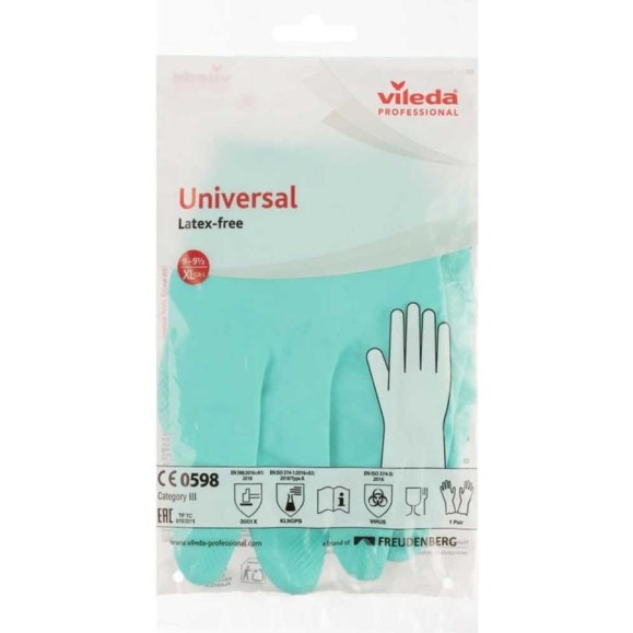Нитриловые универсальные перчатки Vileda Professional размер XL 7246/102592/101973 10676 Нитриловые универсальные перчатки Vileda Professional размер XL 7246/102592/101973 10676