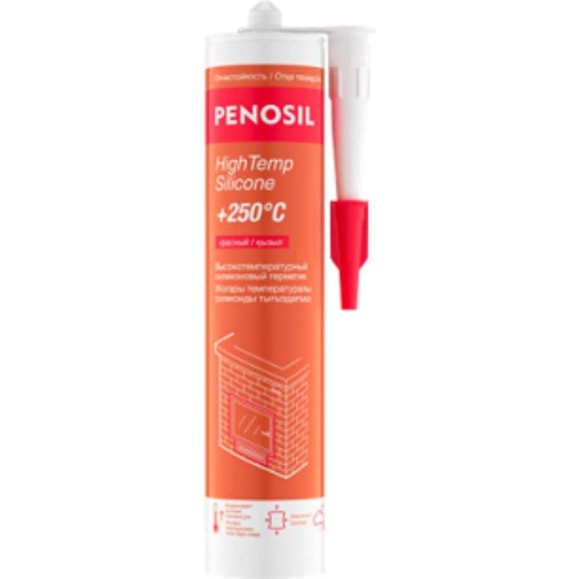 Герметик Penosil высокотемпературный красный 280 мл +250°C High Temp Sealant красный H0035Z
