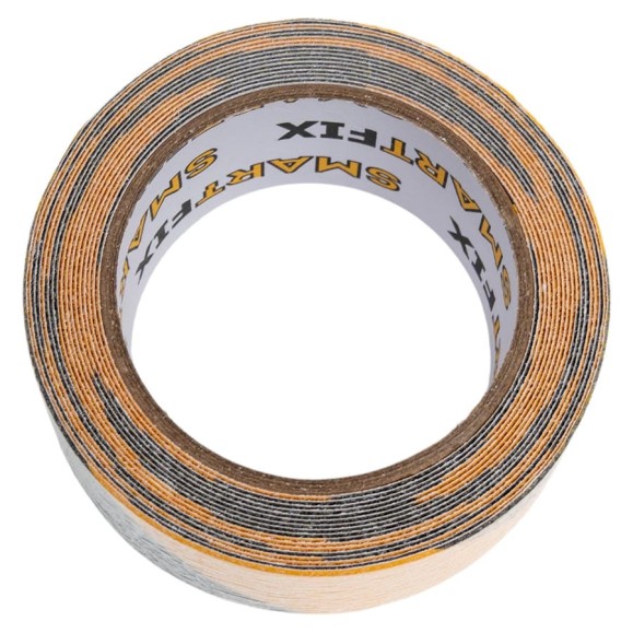 Лента клейкая противоскользящая Smart Fix SmartFix ANTI-SLIP, 50 мм*5 м, чёрно-жёлтая 135607 Лента клейкая противоскользящая Smart Fix SmartFix ANTI-SLIP, 50 мм*5 м, чёрно-жёлтая 135607