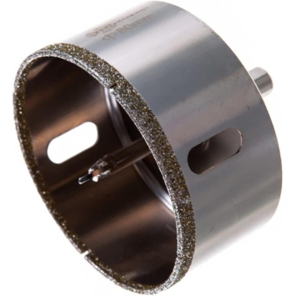 Коронка алмазная по керамике и кафелю с центрирующим сверлом TRIO-DIAMOND 80 мм 400080 Коронка алмазная по керамике и кафелю с центрирующим сверлом TRIO-DIAMOND 80 мм 400080