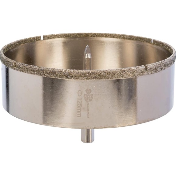Коронка алмазная по керамике и кафелю с центрирующим сверлом TRIO-DIAMOND 125 мм 400125 Коронка алмазная по керамике и кафелю с центрирующим сверлом TRIO-DIAMOND 125 мм 400125
