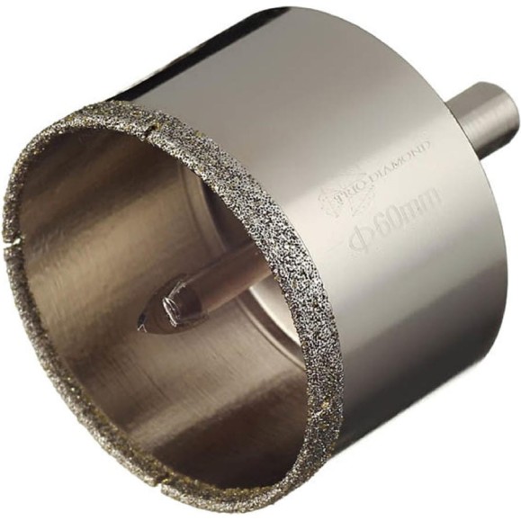 Коронка алмазная по керамике и кафелю с центрирующим сверлом TRIO-DIAMOND 60 мм 400060 Коронка алмазная по керамике и кафелю с центрирующим сверлом TRIO-DIAMOND 60 мм 400060