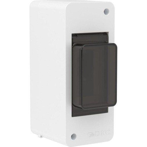 Щиток DKC 2 модуля, настенный, белый, с тонированной дверцей 1 ШТ F02W0WDDIY