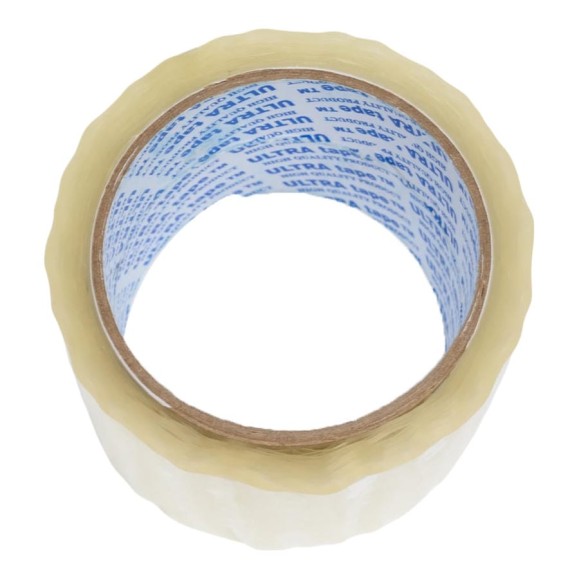 Клейкая лента Ultra tape 72мм, 66м, 40мкм, прозрачная, 4шт/уп 4687206399556