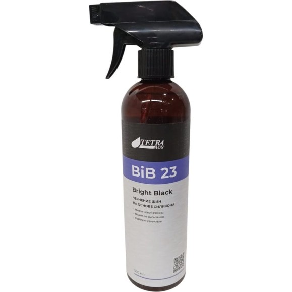 Чернение шин ACG Nerotire BiB 23 Bright Black на основе силикона 500 мл 1029007