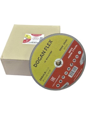 Круг отрезной по нержавеющей стали DOGANFLEX 15 шт/упак 230x1.6х22.23 4687207150330
