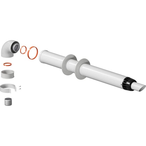 Комплект дымохода OKSELER АНТИЛЕД 60/100 - 1220мм (Baxi (кроме ECO Nova/Classic), Ariston, Vaillant, Viessma oks00052