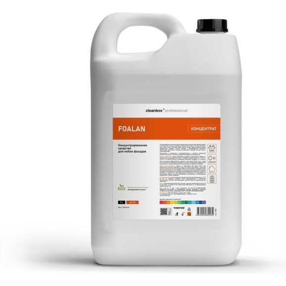 Концентрированное средство для мойки фасадов FOALAN (Фуалан) 5л CleanBox Professional 13555